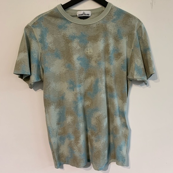Stone Island S/S T-Shirt - Dove Grey Camo